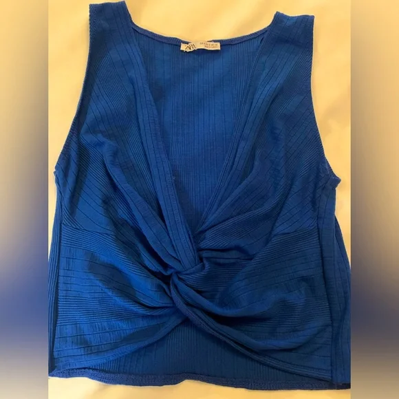 Zara Royal Blue top - Picture 1 of 3